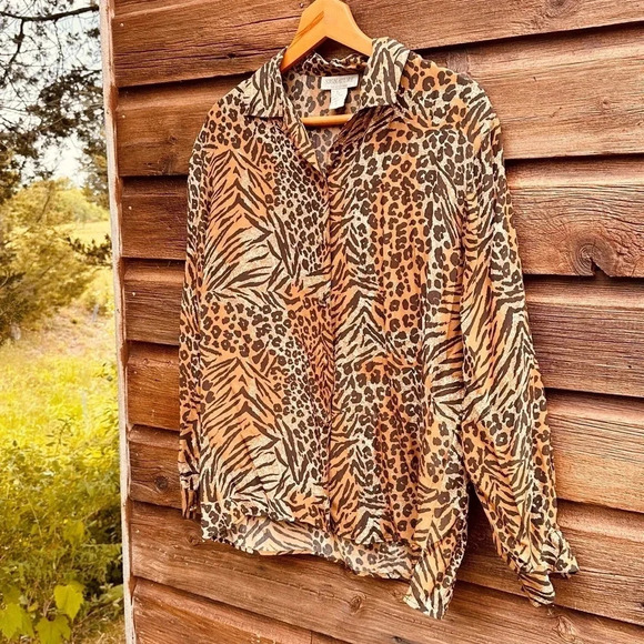 Vintage Silk Road Blouse - 100%Silk - S - Picture 3 of 9